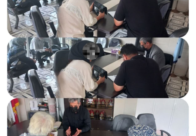 برگزاری جلسه صلح و سازش با حضور اولیاءدم و خانواده محکوم علیه 